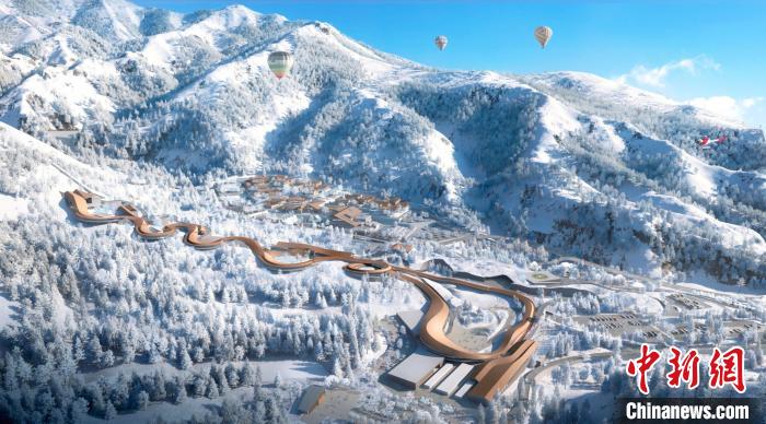 国家雪车雪橇中心效果图。北京市重大办供图